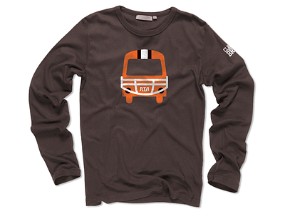 RTA+Cleveland Browns Shirt browns bus cleveland football helmet rta shirt