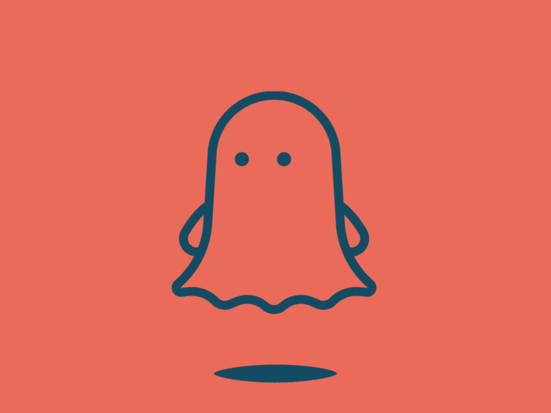B O O 👻 after effects animation character enchanted ghost gif halloween illustration motion design spooky vector