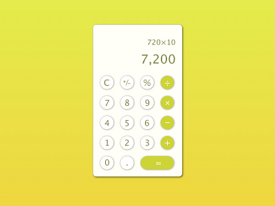 004 Calculator design ui