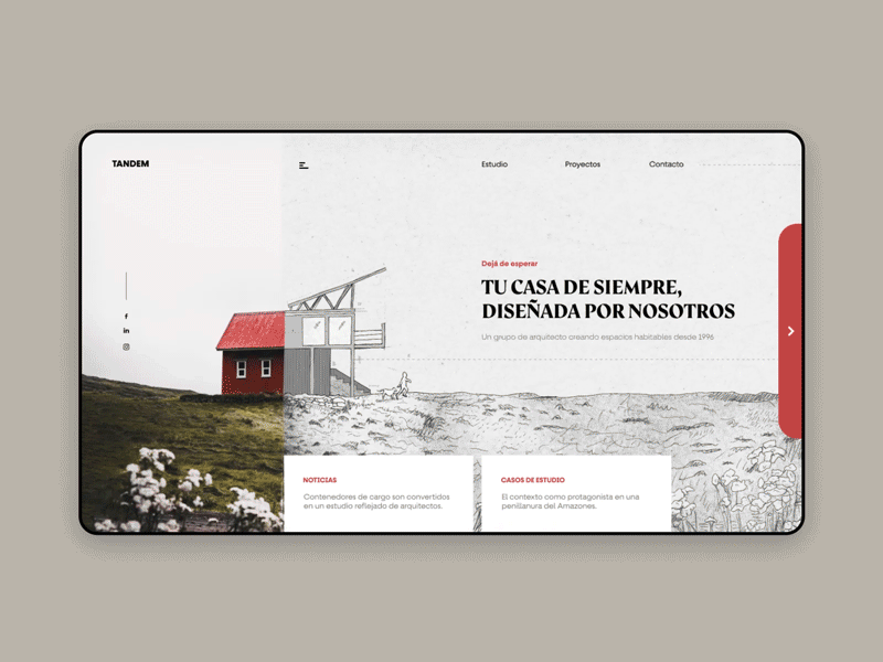 Architecture Studio Interactive site Prototype by Pesto on Dribbble