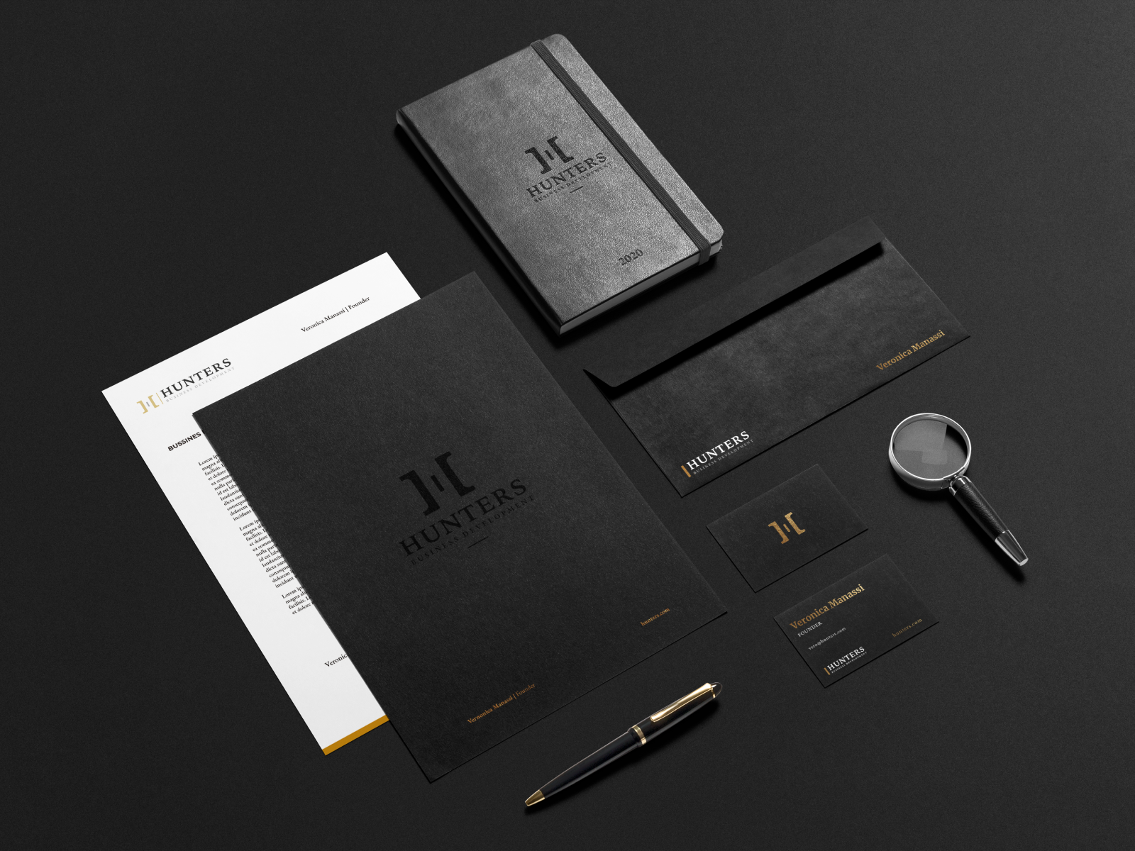 Hunters - Branding Stationary Design by Pesto on Dribbble