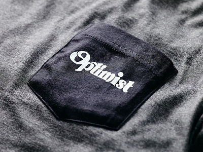 Optimist Pocket Tee apparel clothing lettering optimist photography pocket shirt tee tshirt