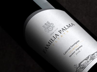 Brand and Label Design - Familia Palma Estate art direction branding design illustrator label logo packaging vector wine