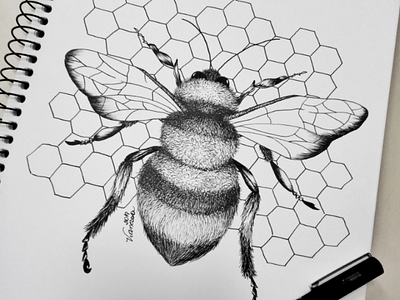 Bee pattern