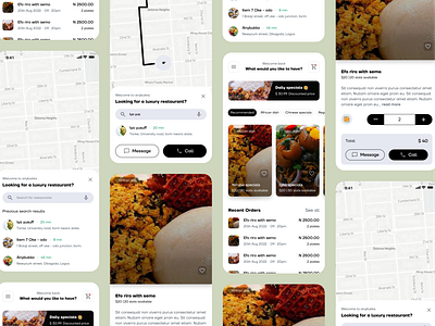 Food delivery and restaurant search app