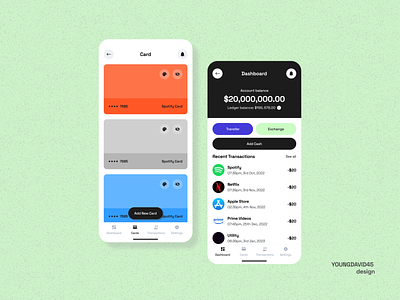 Card design app card clean dashboard design figma finance minimal ui