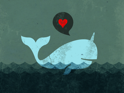 Whale illustration whale