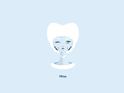 Blue woman - Mina