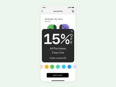 Daily UI // Day 036 // Special Offer