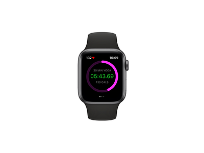 Daily UI // Day 041 // Workout Tracker app apple apple watch branding dailyui design minimal typography ui ux vector