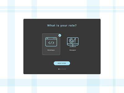 Daily UI // Day 064 // Select User Type