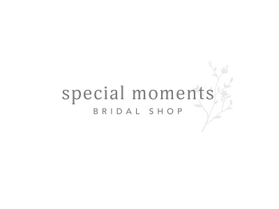 specialmoments brand branding bridal design illustration illustrator logo logo design logotype small business typography