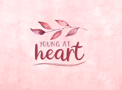 [Event Promotion] Young At Heart graphic graphic design photoshop pink promotional romantic valentine