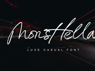 Monsttella animation branding brush design graphic design illustration lettering logo script typography