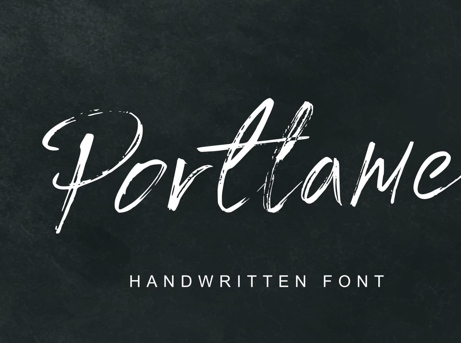 Download Free Portlame Brush Font By Nuuncreatype On Dribbble Fonts Typography