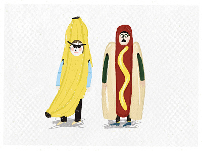 Our fav costumes banana banana costume cartoon characters costume costume party hotdog