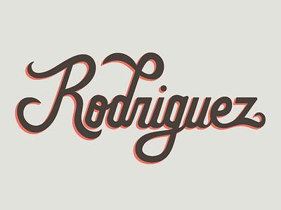 Joe Rodriguez Logo branding hand lettering illustration lettering logo type typography
