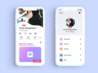 Daily UI #6: User Profile adobephotoshop adobexd app daily 100 challenge daily ui 006 dailyui dailyuichallenge design dribbble dribbbleprofile graphicdesign ui uidesign uidesignchallenge userprofile ux