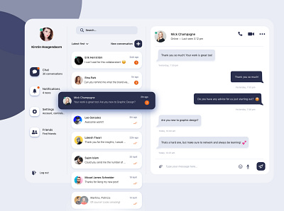 Daily UI Day #13: Direct Messaging adobephotoshop daily ui daily ui 013 dailylogochallenge dailyui design direct messaging graphicdesign messenger ui ui design uiux ux uxui