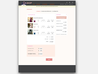 Instant Checkout Page Idea