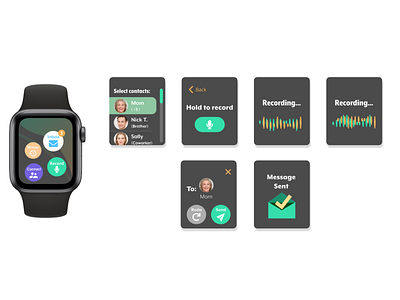 WatchOS - Voice Message Recorder