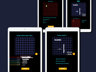 Battle Ship Tablet Game Ideation