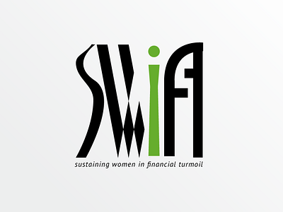 SWIFT Logo branding design concept logo logotype women finances