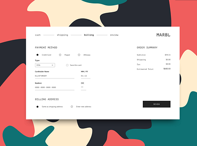 Daily UI 002 - Credit Card Checkout 002 branding credit card credit card checkout daily ui challenge dailyui dailyui 002 desktop ui web