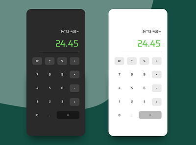 004 calculator 004 app calculator daily ui challenge dailyui mobile