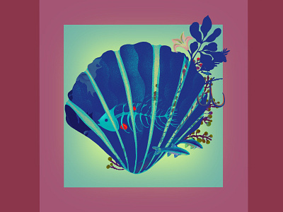Aqua Dreams 16/16 animal earth fish flower illustration love plant xiweiwei
