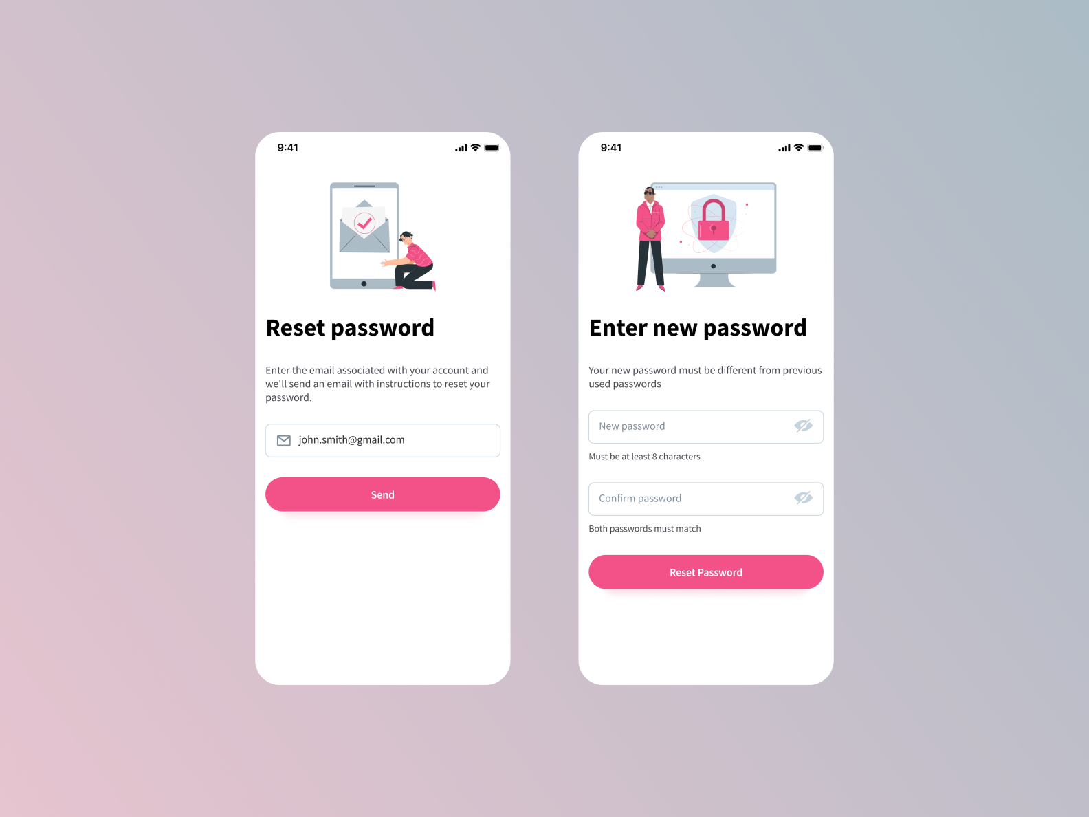 Reset Password by Jazmin Cruz on Dribbble