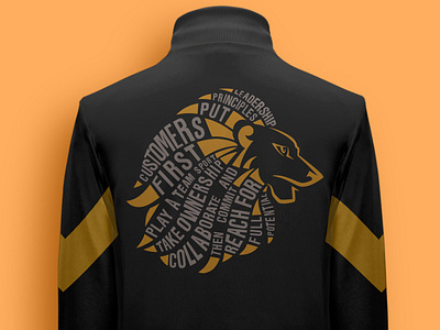 Leadership Principles Jacket (back) branding design illustration logo vector