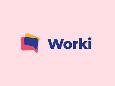 Worki logo branding identity logo