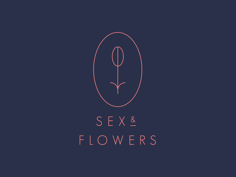 Sex And Flowers Logo By Dima Orlov On Dribbble