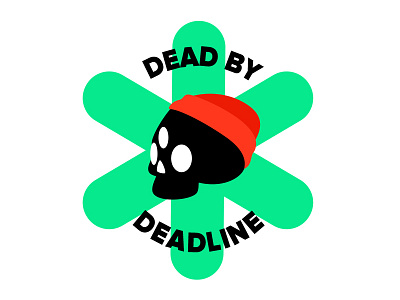 Dead by Deadline dead deadline do not disturb illustration scull