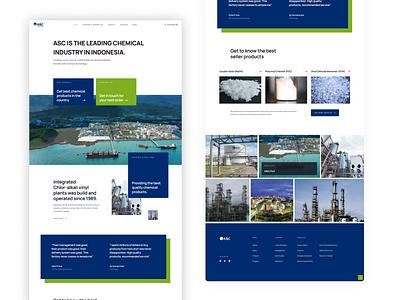 Redesign Asahimas Chemical Factory Website