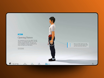 Kung Fu 3D Interactive Lessons 1/2 cinema 4d flash interaction design rit ui ux website