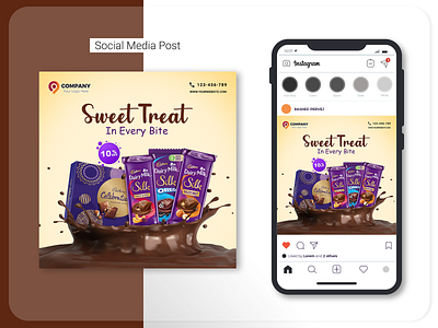Cadbury Celebration Chocolate- Post Design
