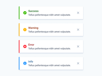 🔔 Toast Alerts by Alexey Yukhnovets on Dribbble