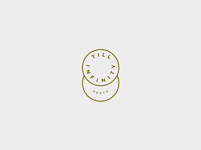 Till Infinity Badge 1/5 badge branding circle design logo rebrand streetwear