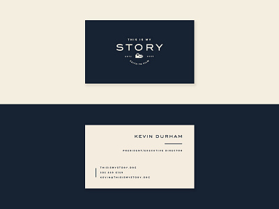 This is My Story Business Card badge branding logo logo design rebrand stamp stationery
