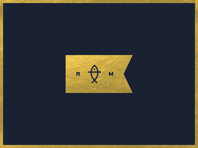 RM badge branding logo logo design rebrand stamp stationery