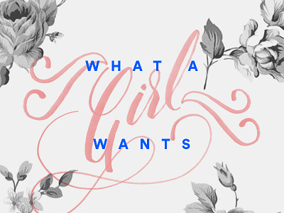 What a Girl Wants design girl graphic handlettering hillsong lettering series sermon