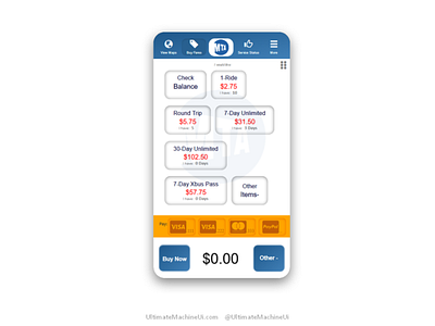 Single faceted uiux design for transportation entities