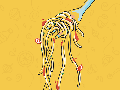 Noodle anyone? - Noodles Illustration