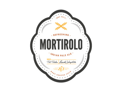 Mortirolo illustration logo