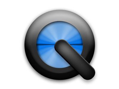 Quickertime icon illustration logo