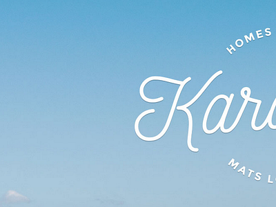 Karolcha blocs logotype typography web