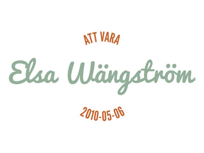 Elsa blog header typography