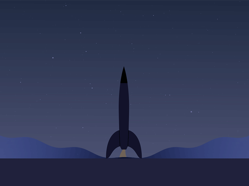 Rocket after effect animation illustration illustrator motion rocket vector
